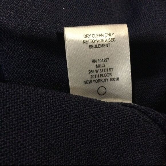 MILLY Pointelle-Inset Facture Top - Picture 9 of 9